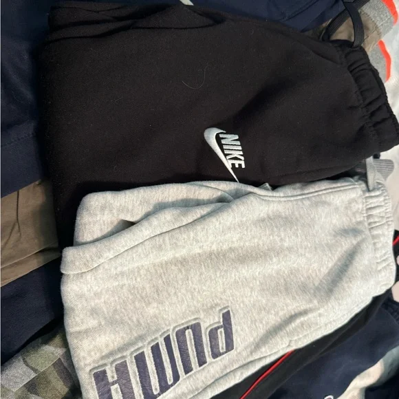 Bundle Set of (9) Kids Joggers & Sweats. Puma, Nike, Champion & More! Sz 5 - Picture 6 of 12